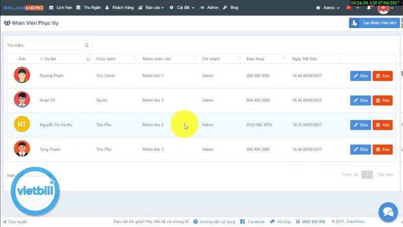 Phần mềm tính tiền tiệm chè - Quản lý topping – size linh hoạt