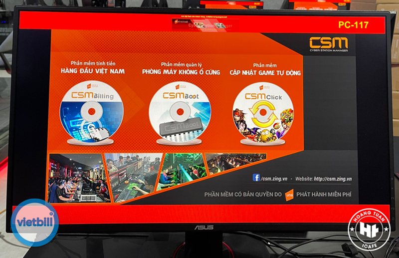 Phần mềm tính tiền GCafe Bootrom - Quản lý giờ chơi và dịch vụ