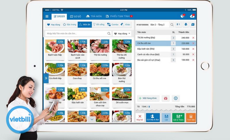 Phần mềm tính tiền CukCuk - Thiết bị cần có và kết nối