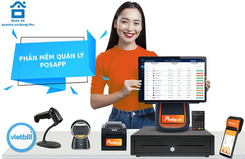 phần mềm tính tiền trên Iphone - Quán cà phê, trà sữa quy mô nhỏ