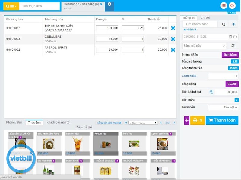Phần mềm tính tiền bida free - Tối ưu thiết bị và in ấn