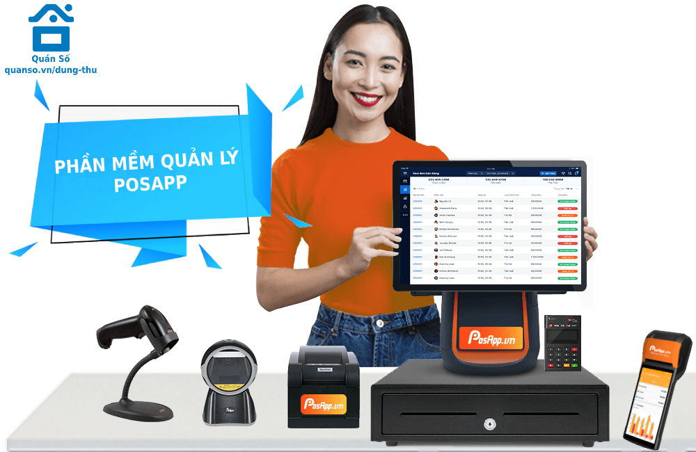 Phần mềm tính tiền quán rượu - Kết nối máy in/hiển thị bếp – bar