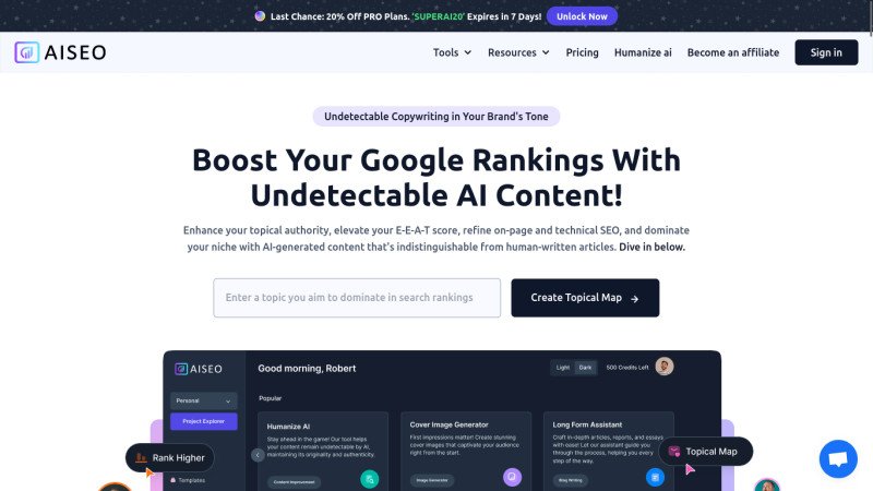 Phần mềm AISEO - Tạo bài viết nhanh theo quy trình