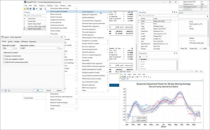 Stata - Phân tích dữ liệu bảng và chuỗi thời gian