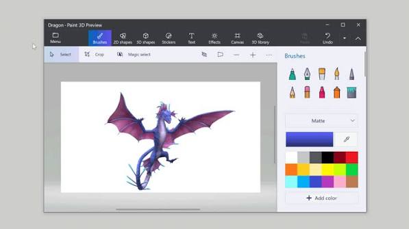 Paint 3D - Tạo và chỉnh sửa mô hình 3D cơ bản