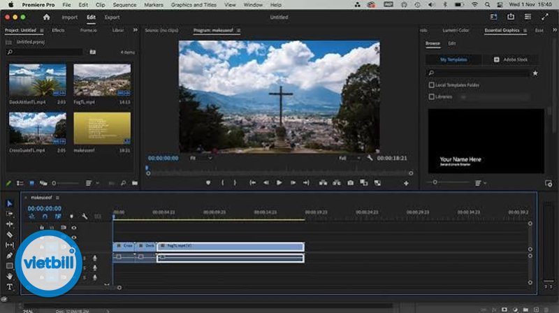 Adobe Premiere Pro - Tính năng dựng phim chuyên nghiệp của Adobe Premiere Pro