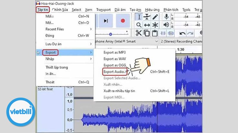 Audacity - Cắt, ghép và sắp xếp đoạn âm thanh Audacity - Cắt, ghép và sắp xếp đoạn âm thanh