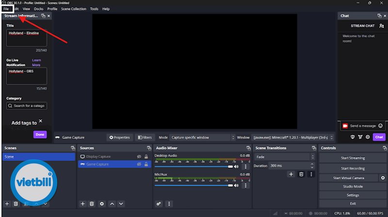 OBS Studio - Cách cấu hình livestream bằng OBS Studio OBS Studio - Cách cấu hình livestream bằng OBS Studio