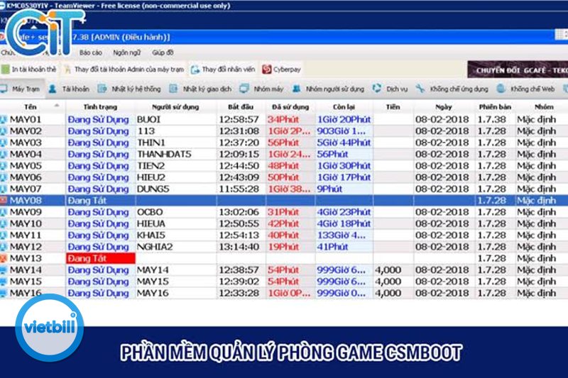 Quản lý phòng net - Bảo trì máy định kỳ Quản lý phòng net - Bảo trì máy định kỳ